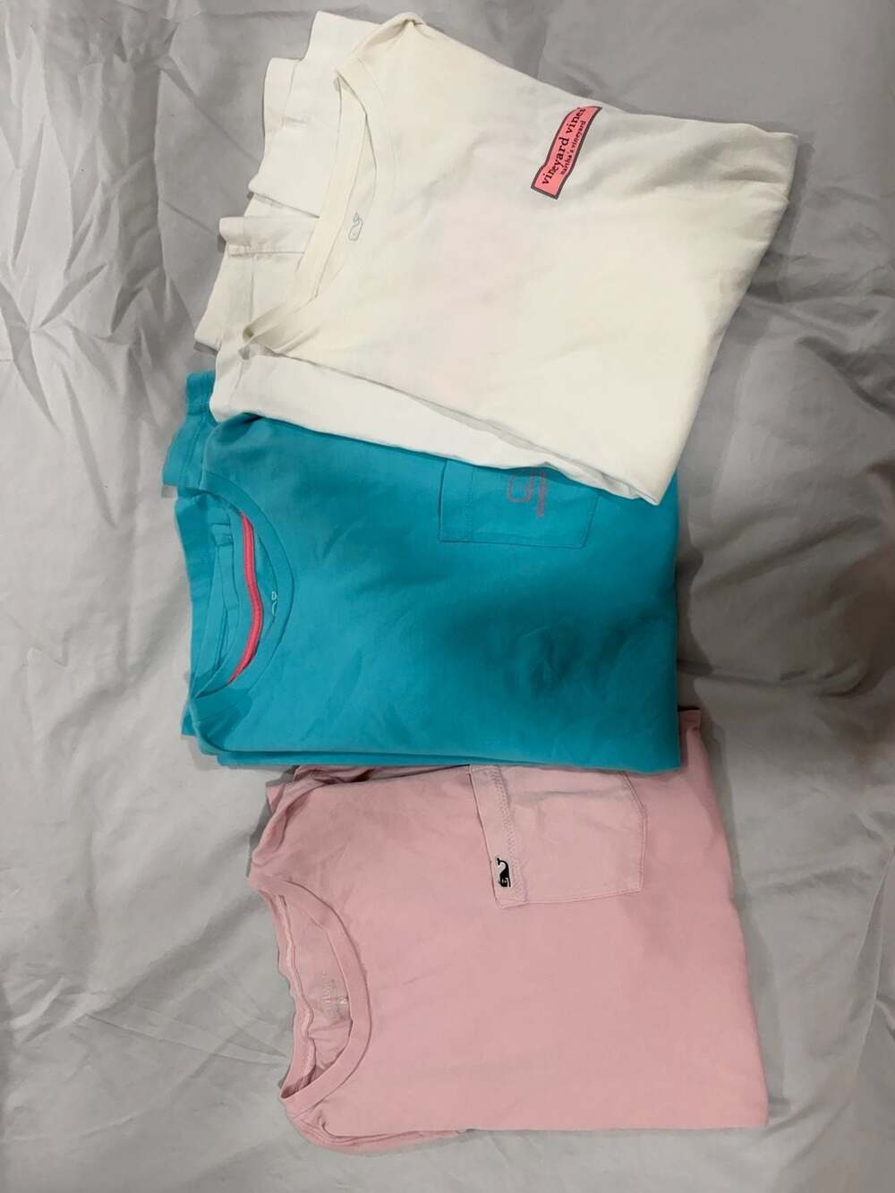 Vineyard Vines Short Sleeve Pocket T-Shirt Bundle of 3